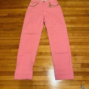 St. John Pink Straight Leg Women's Jeans